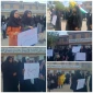 تجمع دانشگاهیان آموزشکده ملی مهارت مرکز دختران کرمان در پی جنایت‌های  رژیم غاصب صهیونیستی