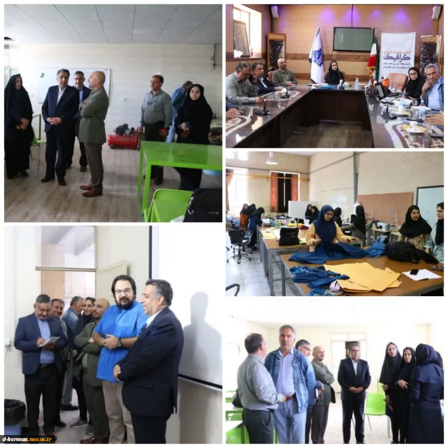 بازدید مدیر کل فرهنگ و ارشاد اسلامی از دانشگاه ملی مهارت مرکز دختران کرمان 2